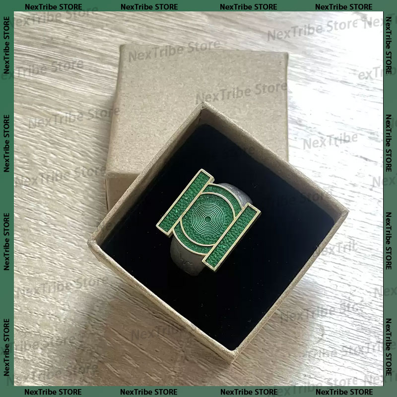 Men'S Vegan Accessories - In Stock Green Lantern Metal Ring