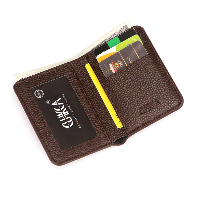 Money Clip Slim - PU Leather Men's Short Wallet Soft