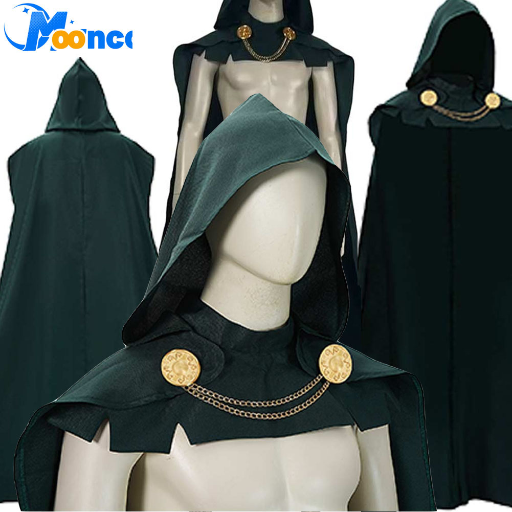 Men Accessories H&M - Doom Cosplay Green Hooded Cloak Collar