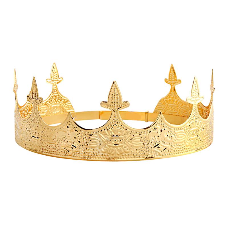 Medieval Men'S Accessories - Crowns King Men Adults Party Costume