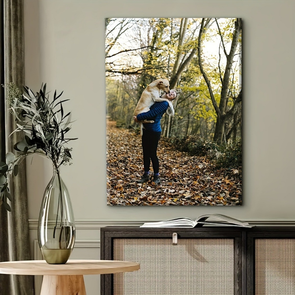 Custom Personalized Canvas Wal - Men Accessories To Gift recension och pris