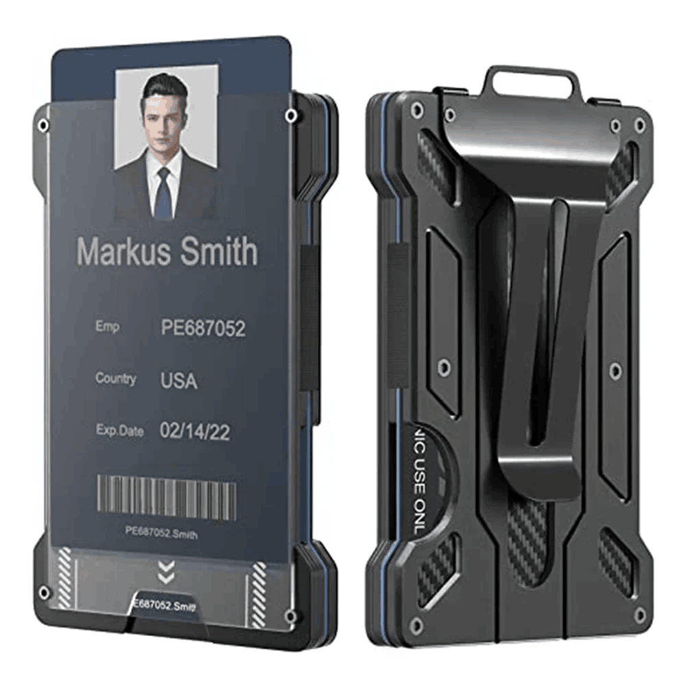 Business Card Holder Visit Car - Money Clip Slim recension och pris