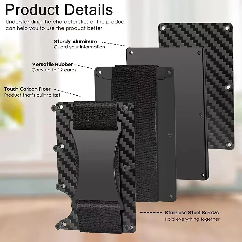 Business Card Holder Visit Car - Money Clip Slim recension och pris
