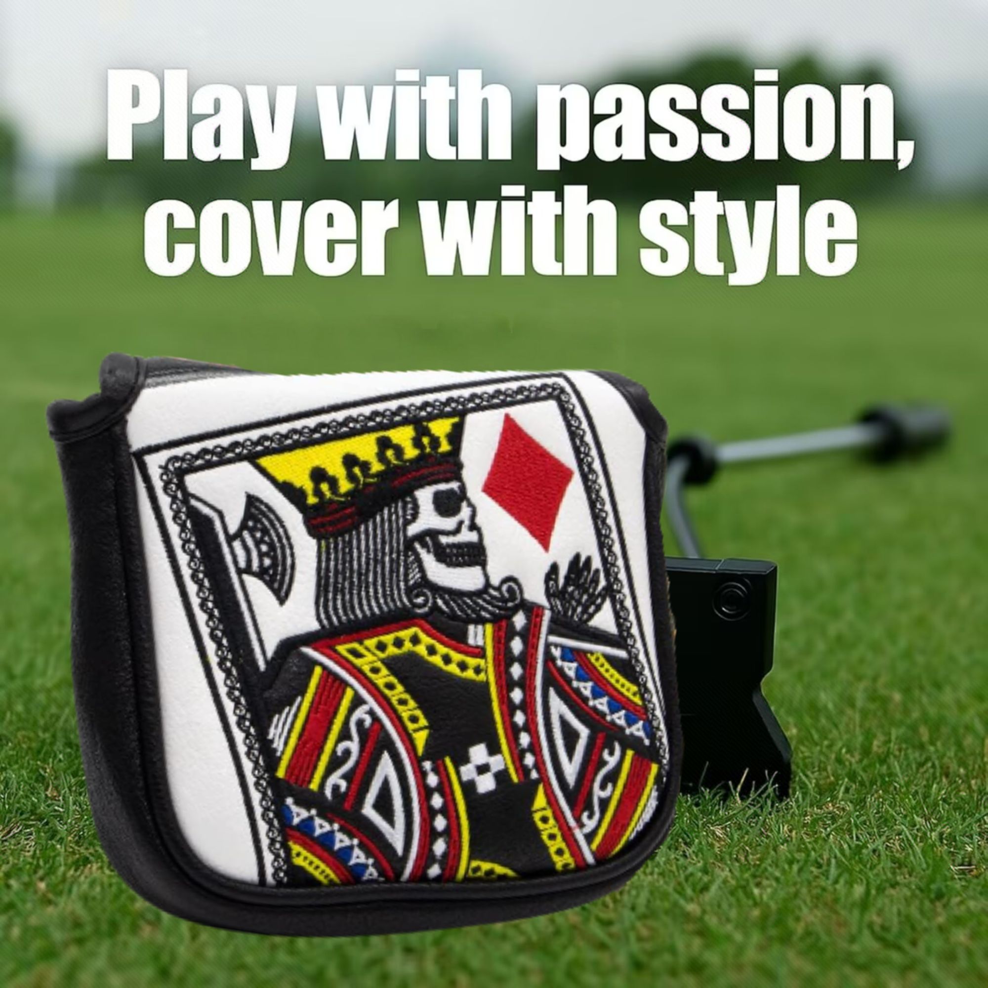 King Of Hearts Embroidered Mal - Men Accessories To Gift recension och pris