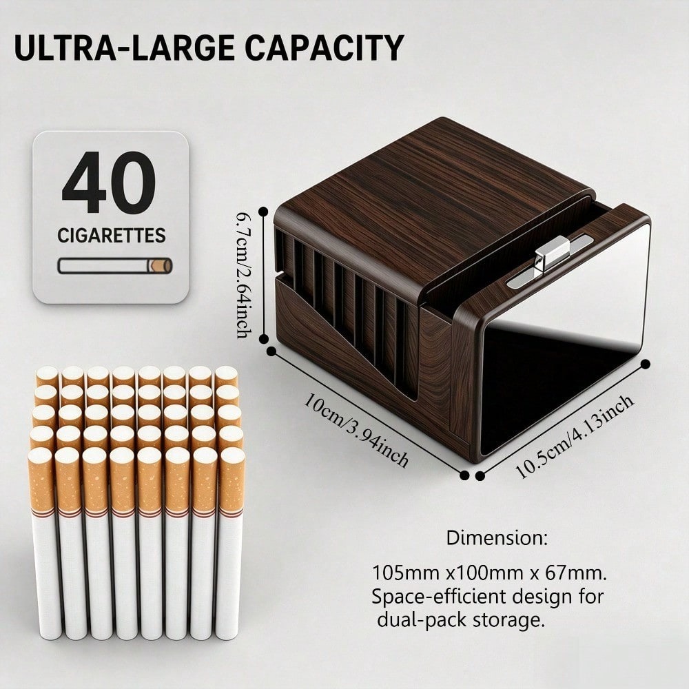 Large Capacity Cigarette Case, - Men Accessories To Gift recension och pris