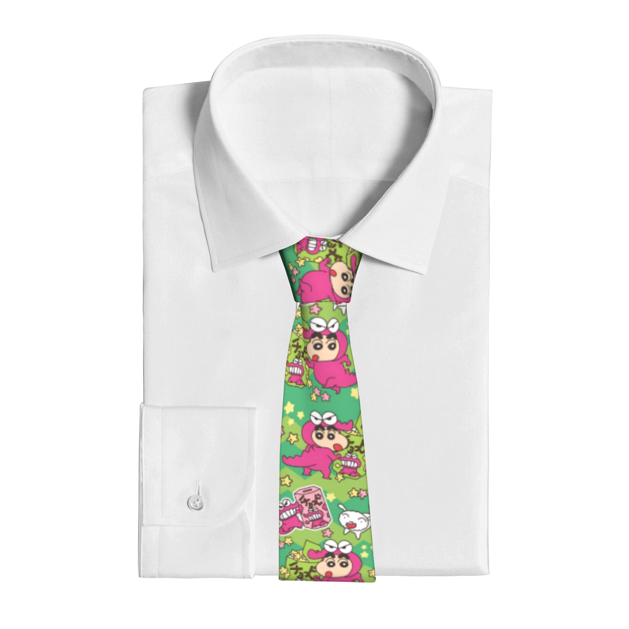 Shinchans 90s Cartoon Necktie  - Men'S Accessories In The 90S recension och pris