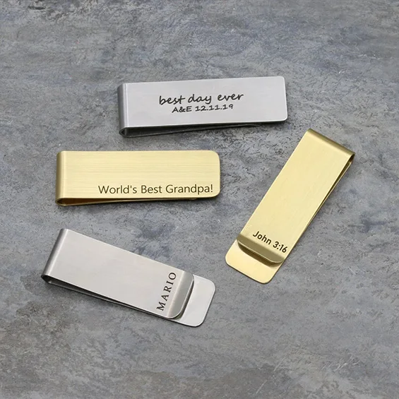 Personalized Money Clip Engrav - Money Clip Slim recension och pris