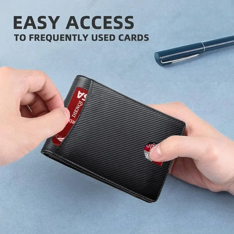 RFID Business Card Holder Men  - Money Clip Slim recension och pris