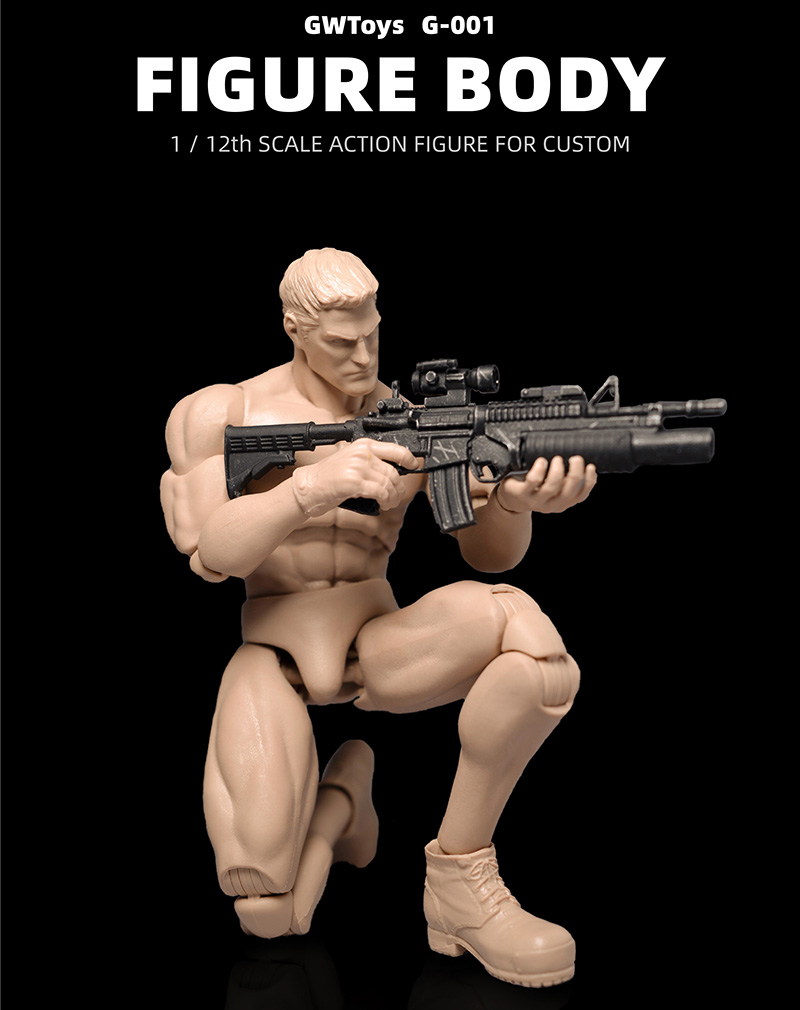 Gwtoys G001 1/12 Man Solider B - Men Accessories Drawing recension och pris