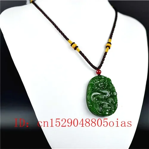 Natural Green Chinese Jade Dra - Men Accessories To Gift recension och pris