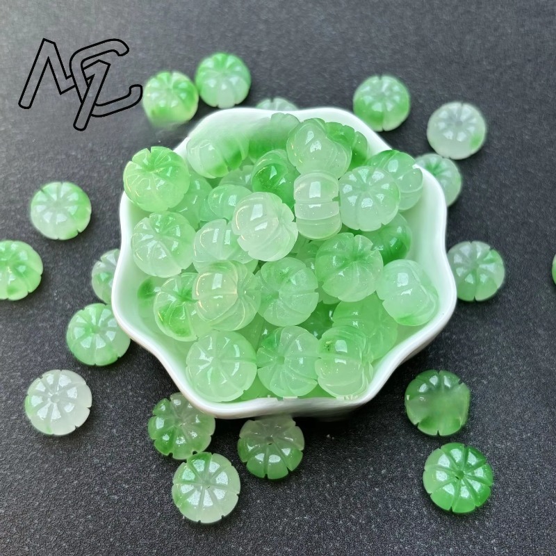 10pcs A Green Jade Pumpkin Bea - Men Accessories To Gift recension och pris