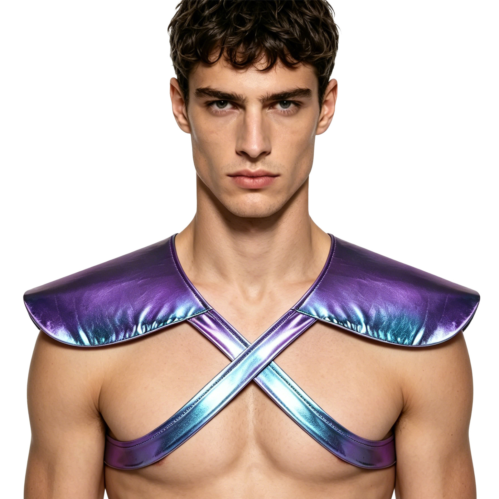 Mens Gothic Punk Harness Shoul - Medieval Men'S Accessories recension och pris