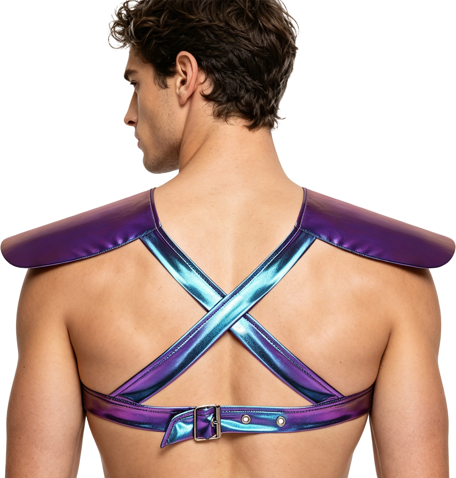 Mens Gothic Punk Harness Shoul - Medieval Men'S Accessories recension och pris