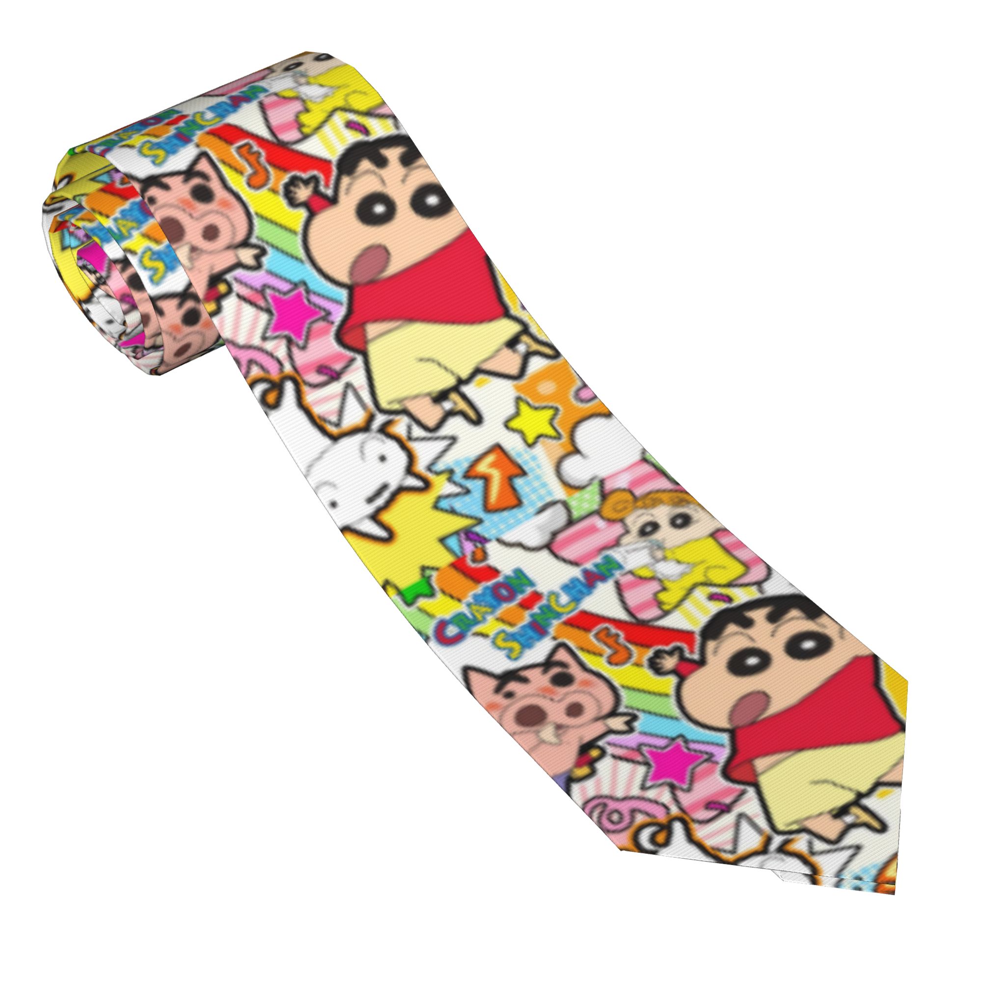 Shinchans 90s Cartoon Neckties - Men'S Accessories In The 90S recension och pris