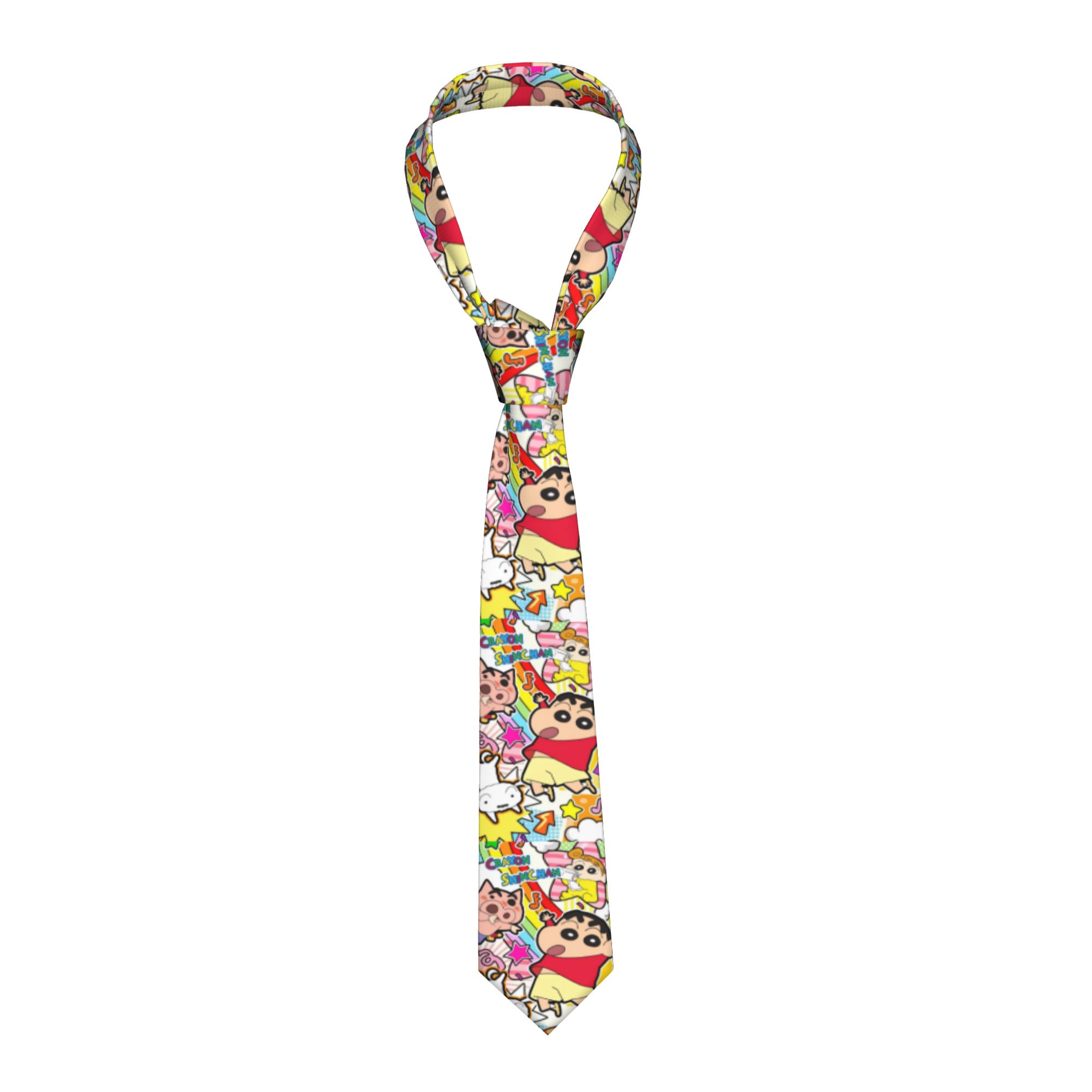 Shinchans 90s Cartoon Neckties - Men'S Accessories In The 90S recension och pris