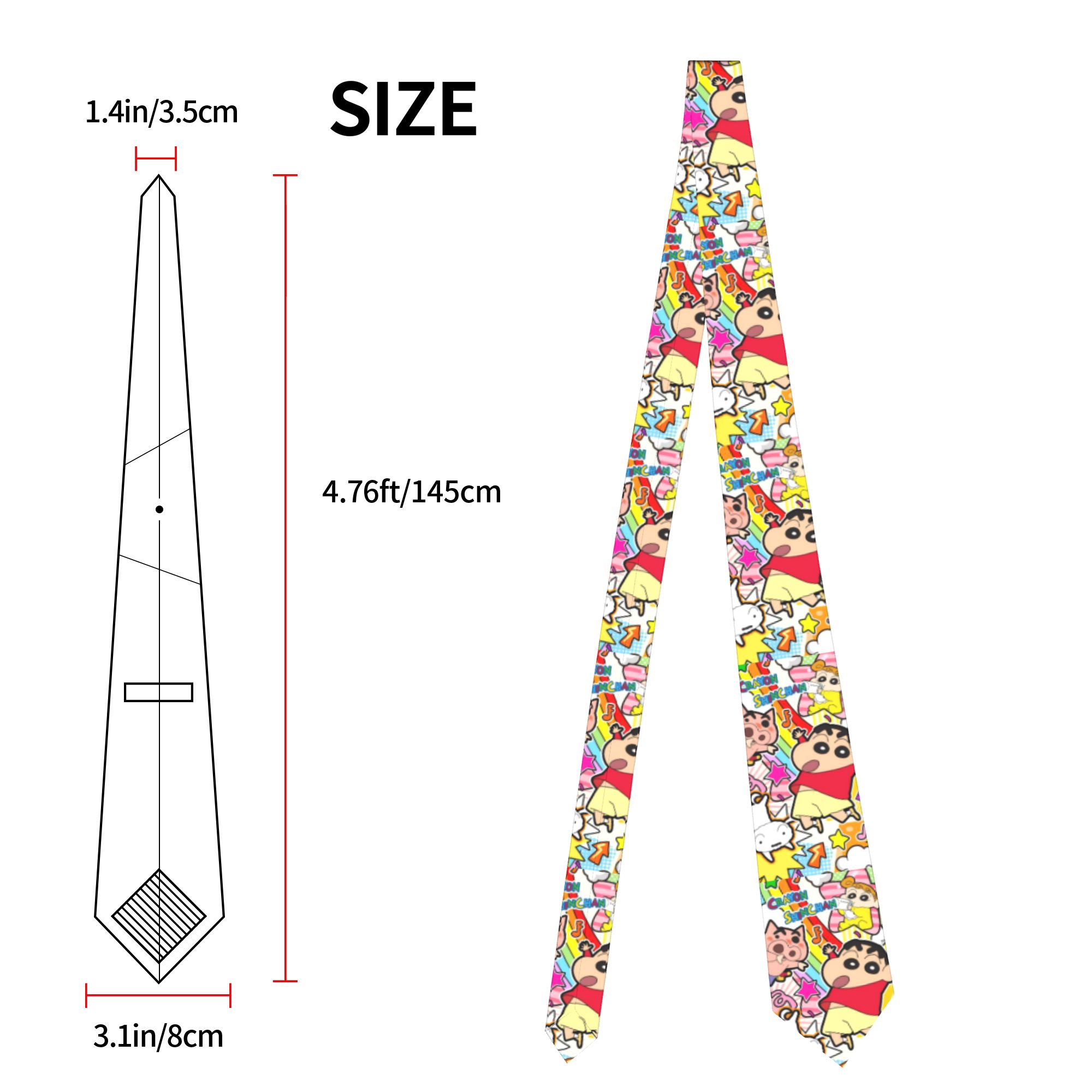Shinchans 90s Cartoon Neckties - Men'S Accessories In The 90S recension och pris