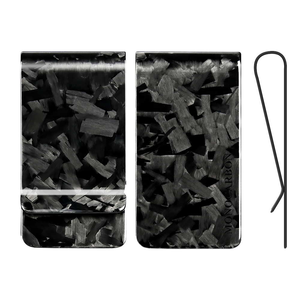 High Quality Black Real Forged - Money Clip Slim recension och pris
