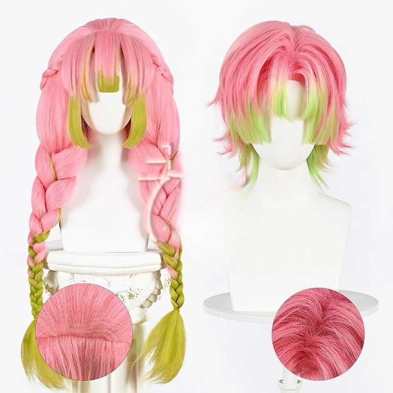 Kanroji Mitsuri Cosplay Wig Pi - Men Accessories For Suit recension och pris