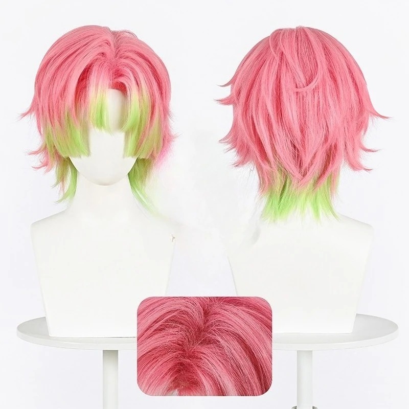 Kanroji Mitsuri Cosplay Wig Pi - Men Accessories For Suit recension och pris