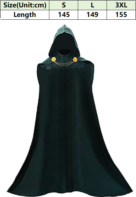 Doom Cosplay Green Hooded Cloa - Men Accessories H&M recension och pris
