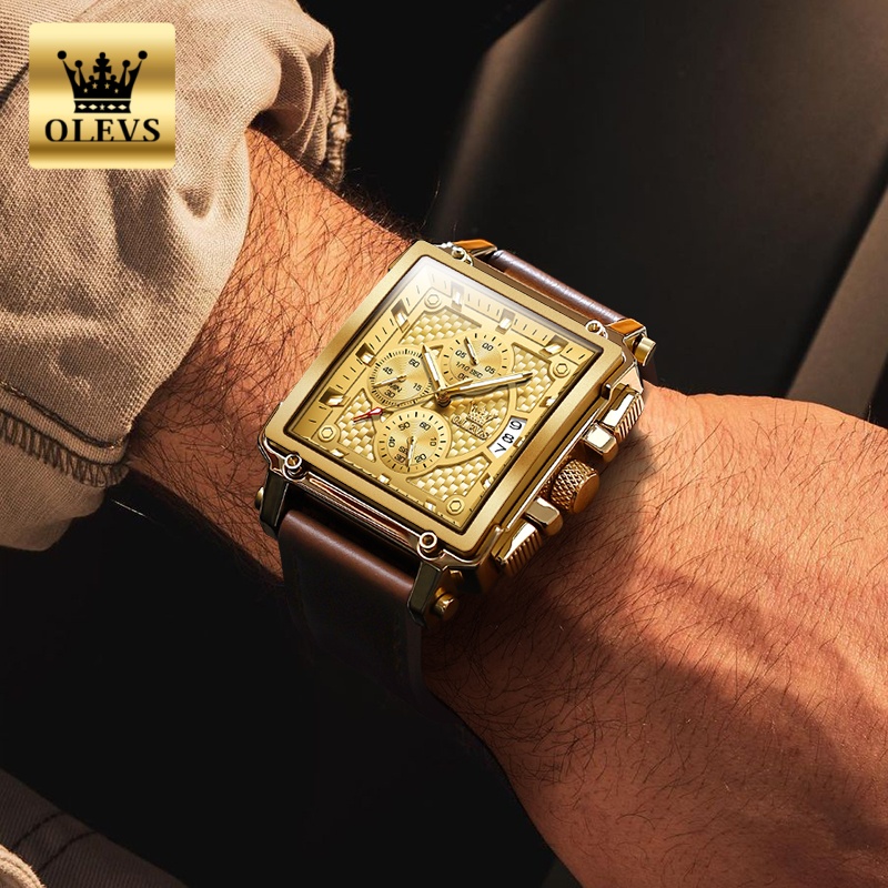 OLEVS Brand Mens Watches Water - Men Accessories H&M recension och pris