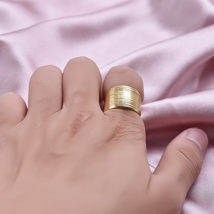 Korea Fashion Wide Ring Open S - Men Accessories Drawing recension och pris