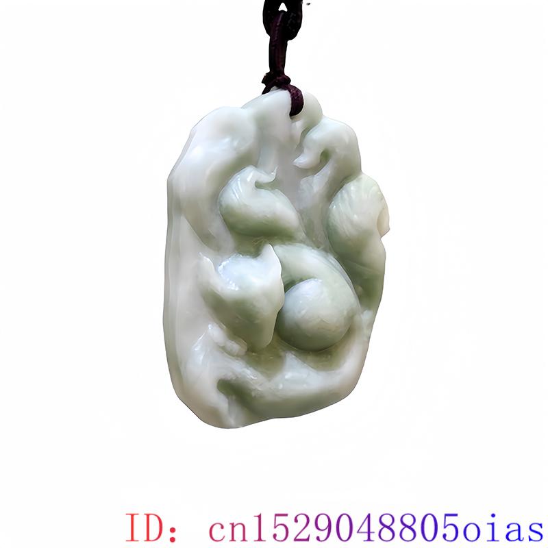 Natural Real Jade Fox Pendant  - Men Accessories To Gift recension och pris